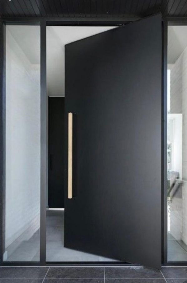 Siyah villa kapısı modeli ers1